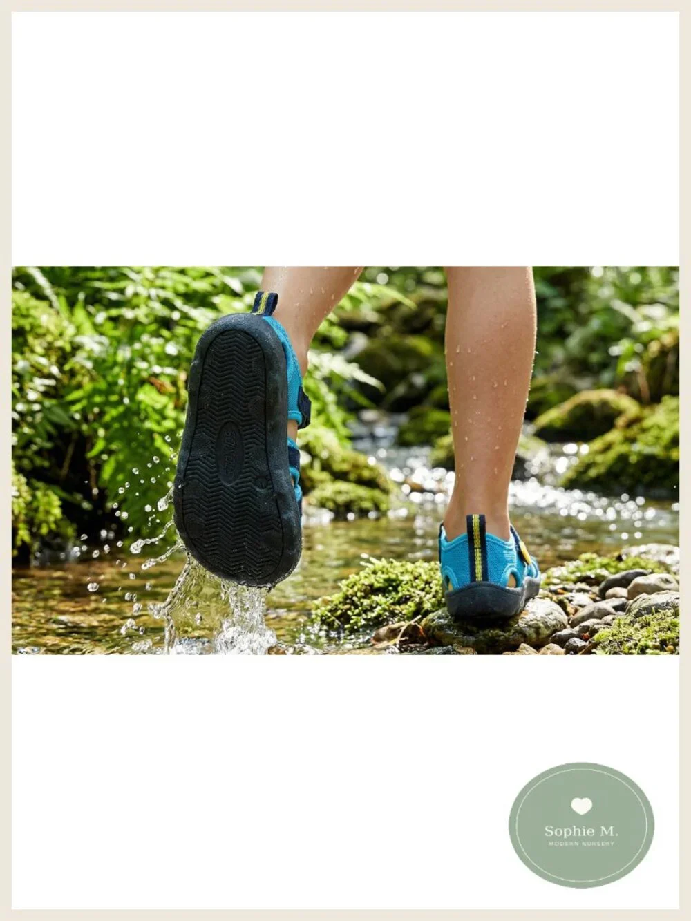 Quick Dry Toddler Water Shoes Non Slip Closed Toe Hook & Loop